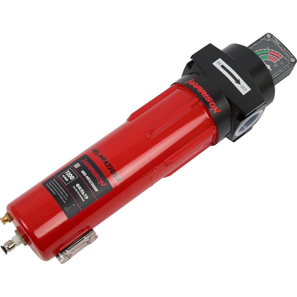 Изображение товара Фильтр магистральный HARRISON 7200 л/мин с манометром