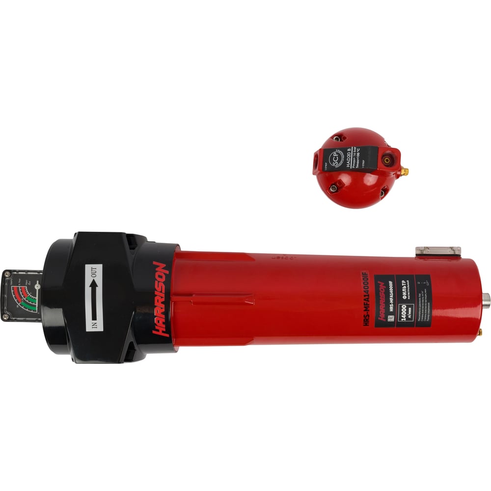 Изображение товара Фильтр магистральный Harrison с дифференциальным манометром HRS-MFA14000IF