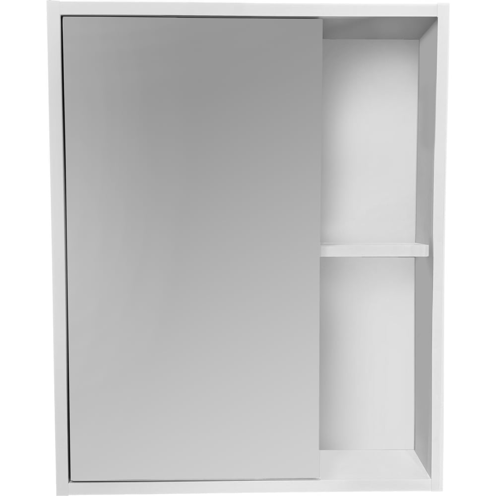 Изображение товара Зеркальный шкаф Runo Руно Эко 60 серый подвесной стиль модерн