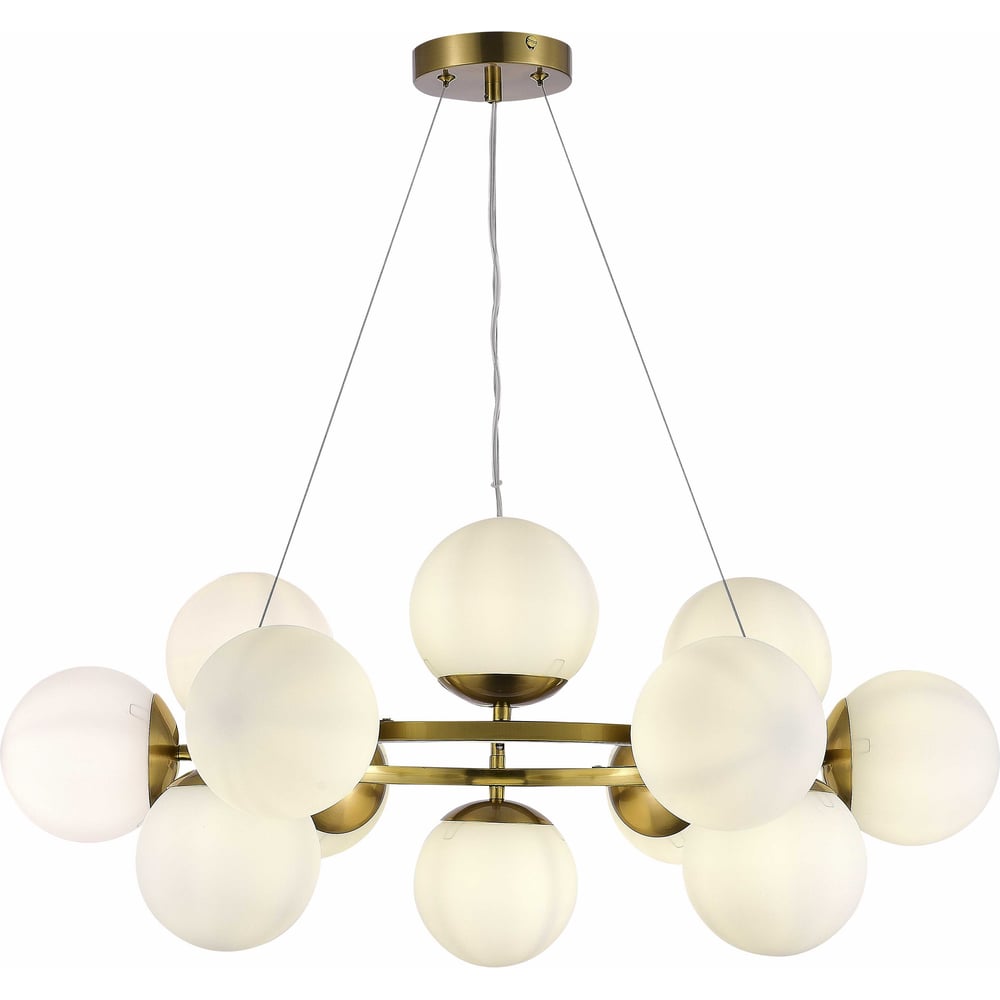Изображение товара Подвесная люстра MyFar Rosaria шарики MR2600-12P модерн 12 ламп в стиле современный дизайн
