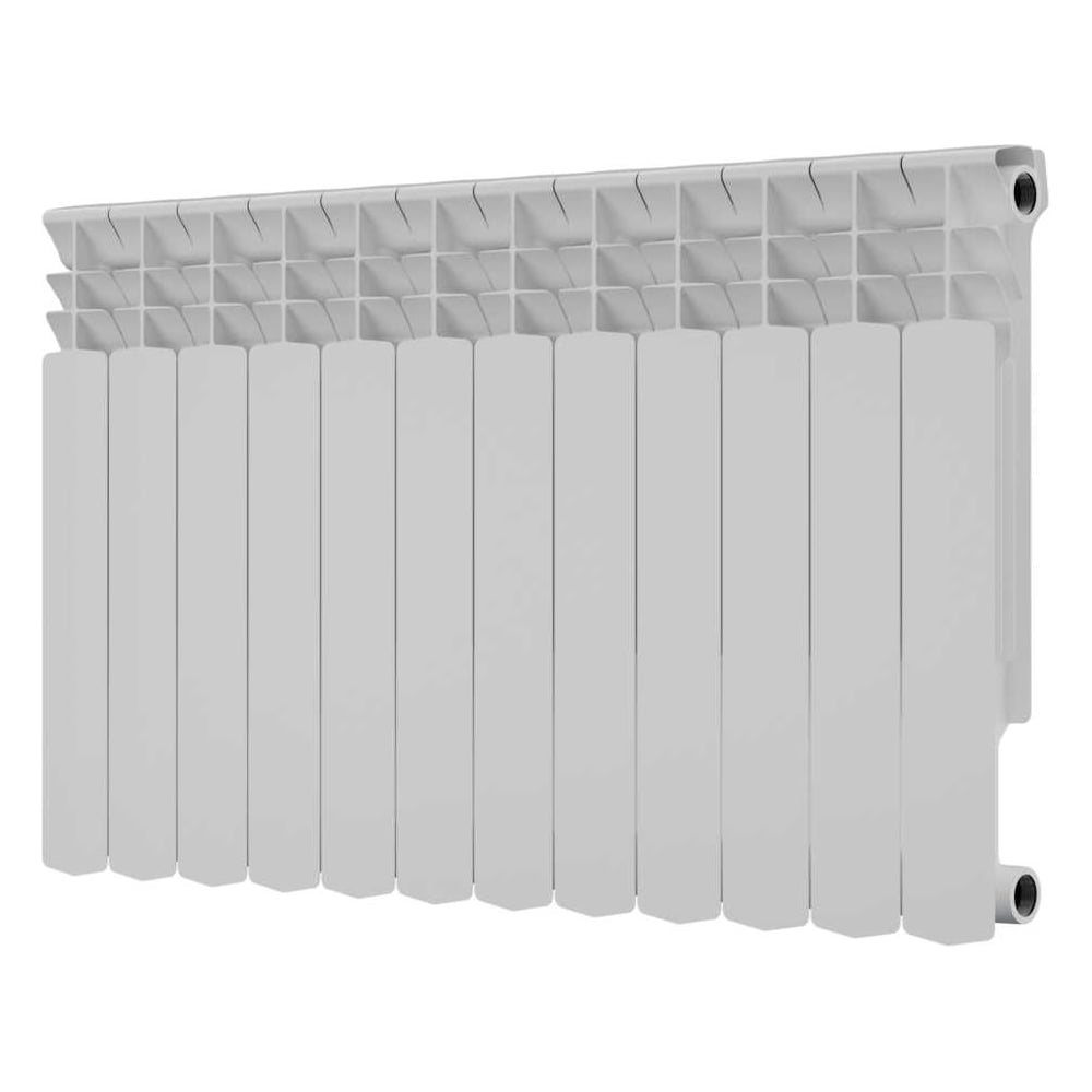 Изображение товара Биметаллический радиатор Sira by AKFA Eterno 12 секций белый для отопления помещений