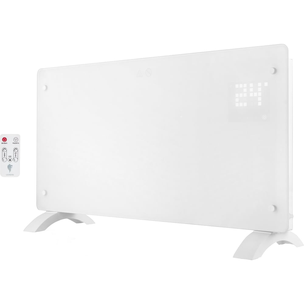 Изображение товара Электрический конвектор Leonord LE-22-2000XE 25 м2 белый IP24 с пультом и защитой от перегрева