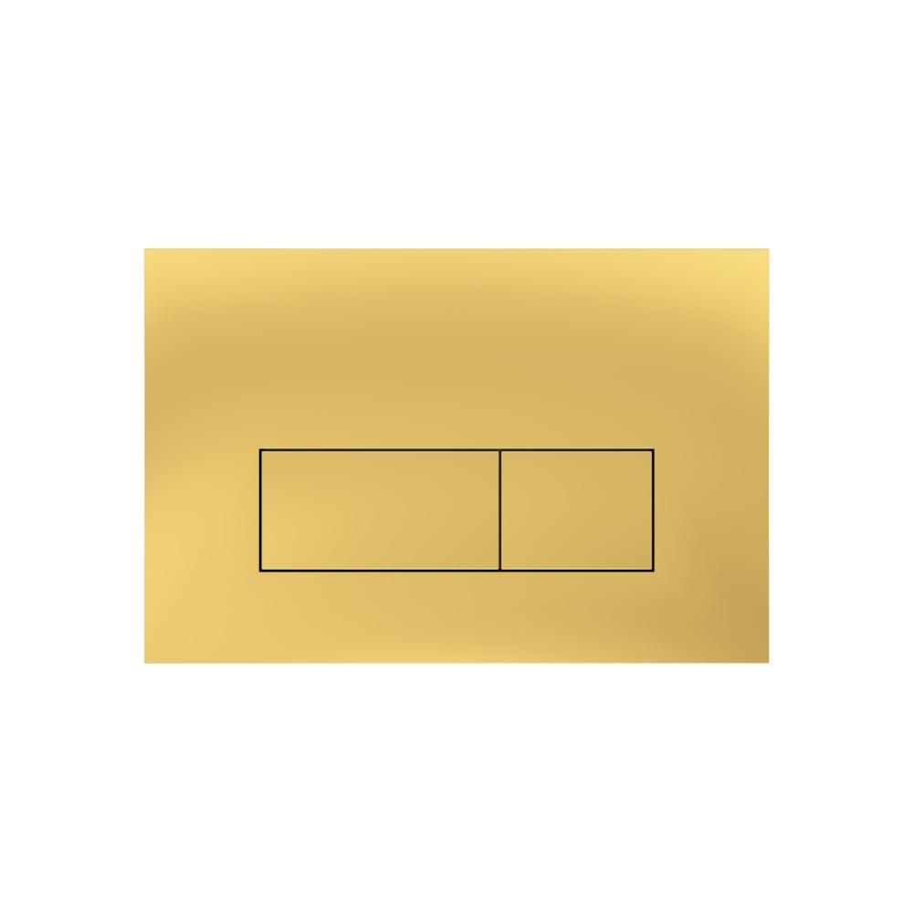 Изображение товара Клавиша смыва Teymi Helmi двойной смыв золото T70207 для инсталляций