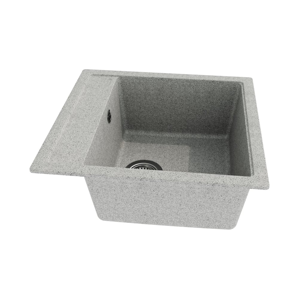 Изображение товара Кухонная мойка Teymi 46x51 серый кварц врезная матовая Lori Mini Т120130