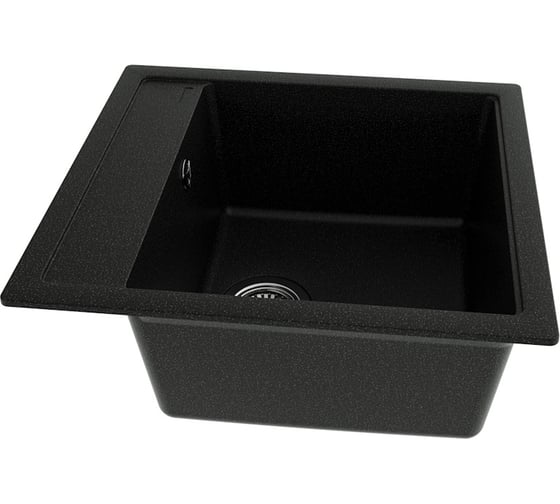 Изображение товара Мойка для кухни Teymi 46х51 черная матовая Lori Mini T120128 ЦБ-00285199