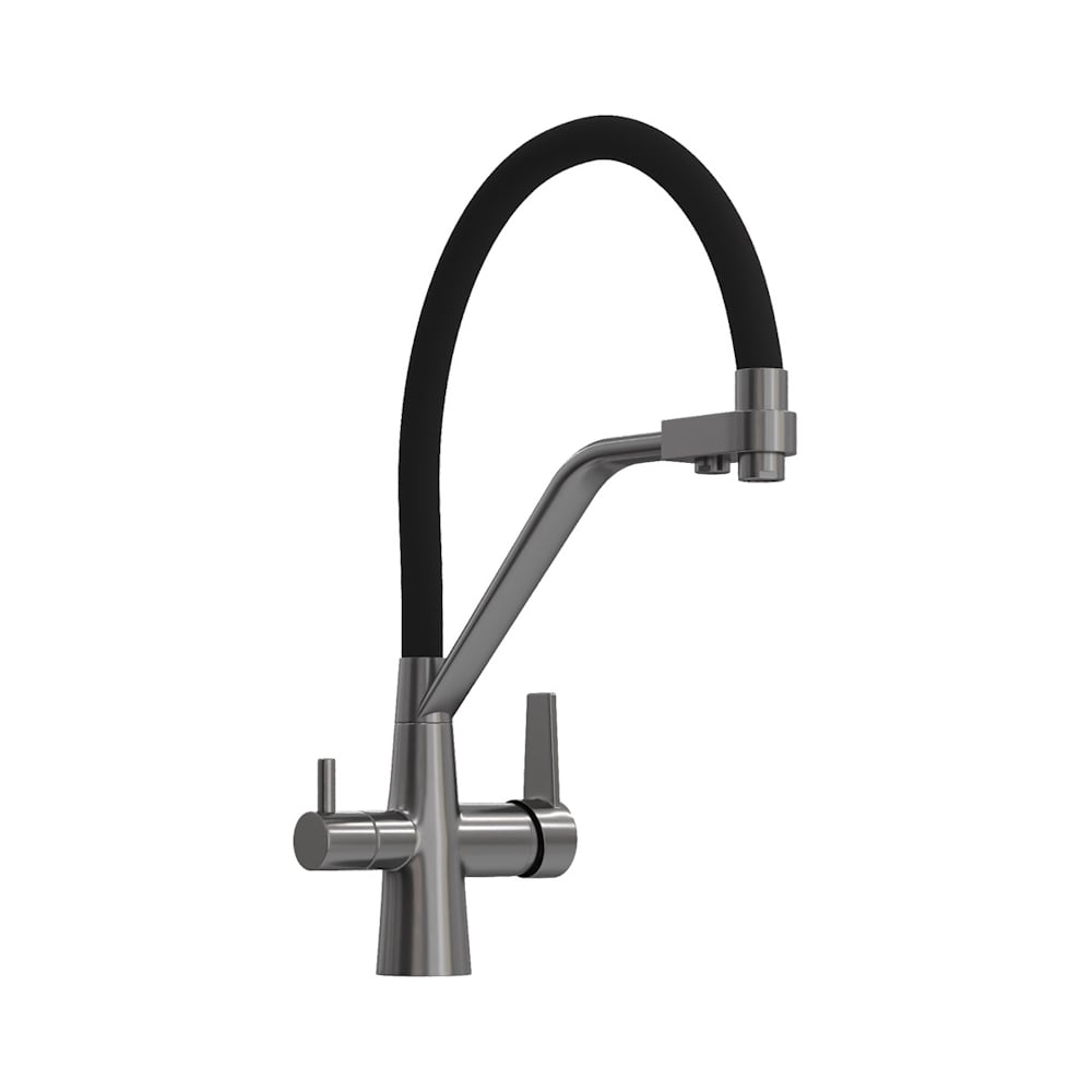 Изображение товара Смеситель для кухни Teymi Solli T10271 оружейная сталь