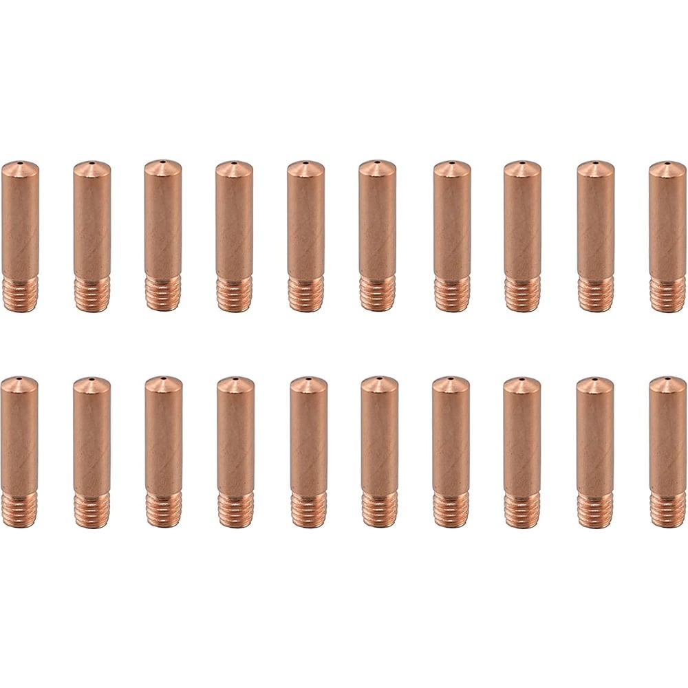 Изображение товара Наконечник токопроводящий CuCrZr 20 шт М6х25 для горелок MIG/MAG