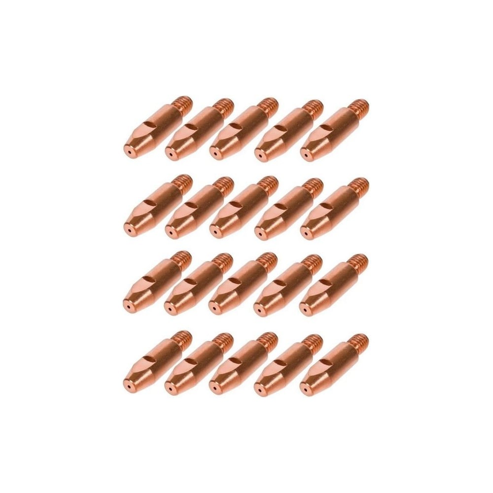 Изображение товара Наконечник токопроводящий энаргит CuCrZr М6х28 0.8 мм 20 шт для сварки MIG/MAG