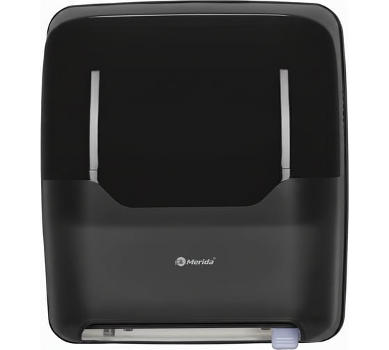 Изображение товара Диспенсер для бумажных полотенец Merida в рулонах, автоматик HARMONY пластиковый, механический, черный CHC301