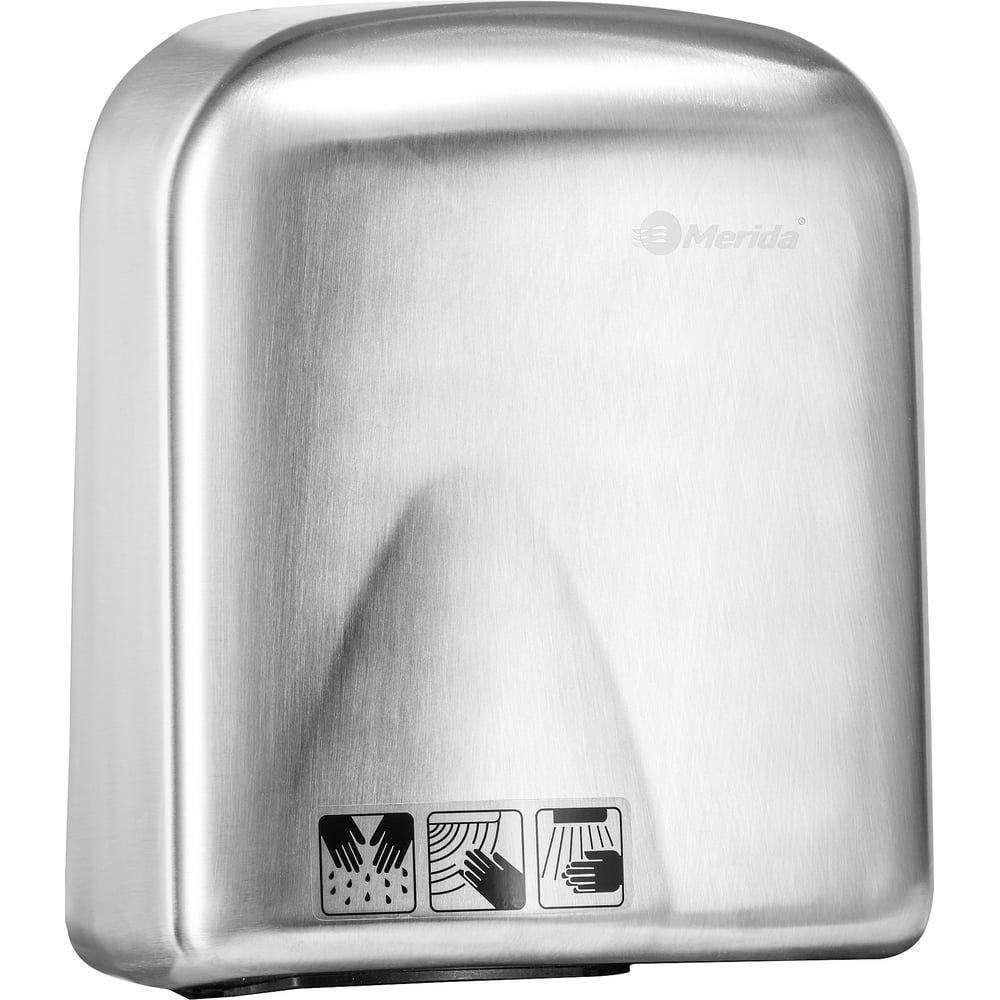 Изображение товара Сушилка для рук MERIDA Экофлоу металлическая 1650 Вт IPX1