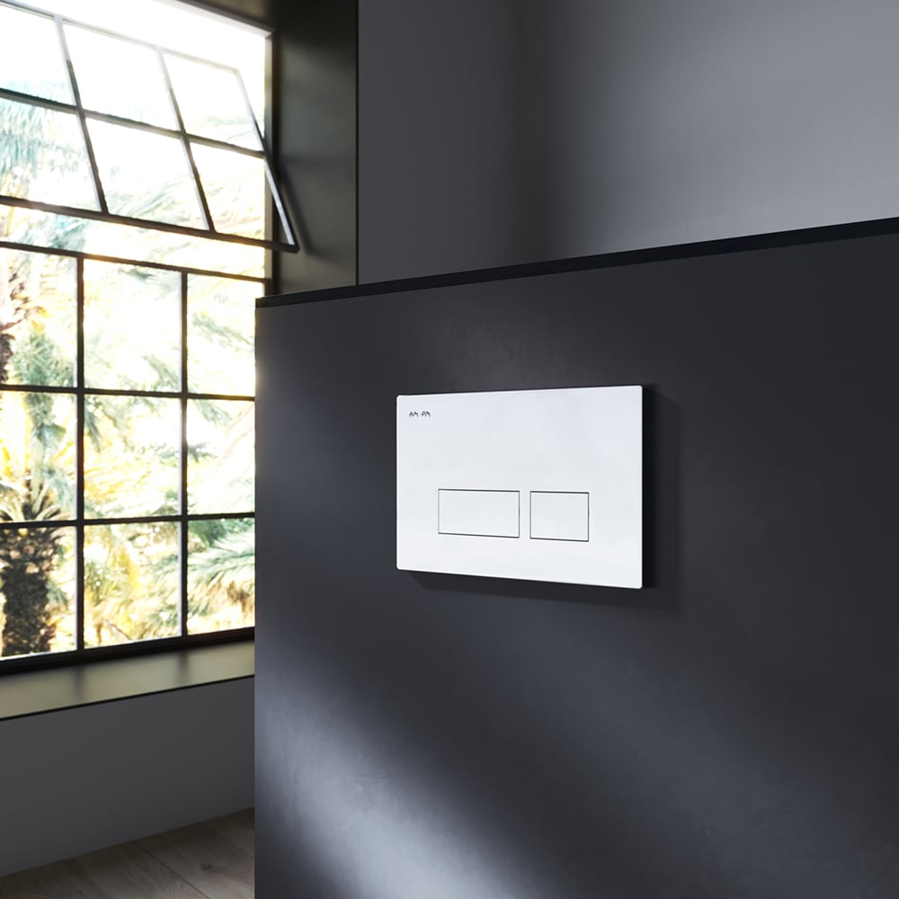 Изображение товара Клавиша для инсталляции AM.PM Pro S Plus пневматическая пластик глянцевый хром