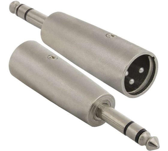 Изображение товара Разъём XLR RUICHI JD-494 / XLR 3P M-jack 6.3 stereo M 122981