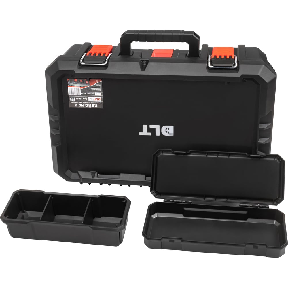 Изображение товара Кейс для хранения инструментов DLT серия Lite 4045, ударопрочный пластиковый ящик