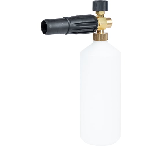 Изображение товара Пенокомплект ВАРЯГ для мойки М-102 (металлическая рабочая часть + 5 адаптеров, бачок 1л) 004613