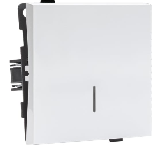 Изображение товара Механизм 1 клавишного выключателя с индикацией ALTECH ENCORE 1SIW скрытого монтажа, белый 07374