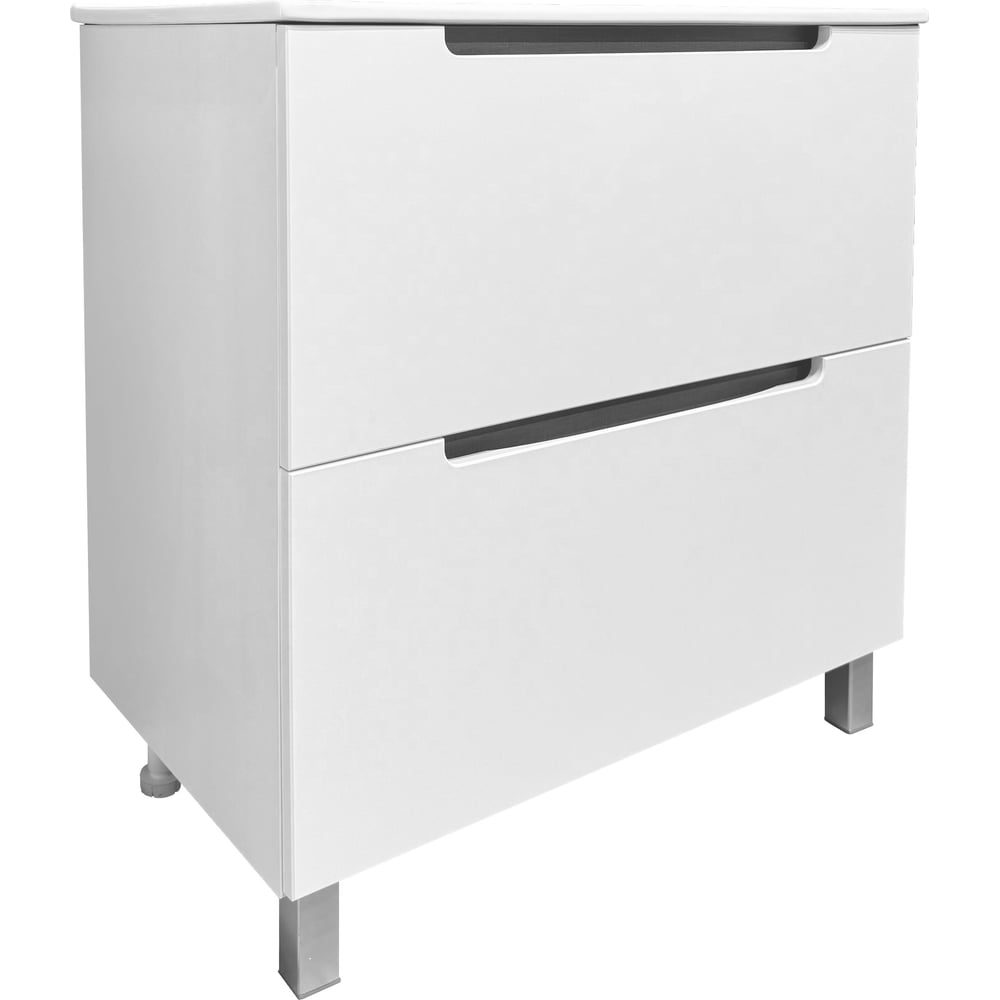 Изображение товара Тумба Runo Lina 70 напольная белая под умывальник Teffy 70