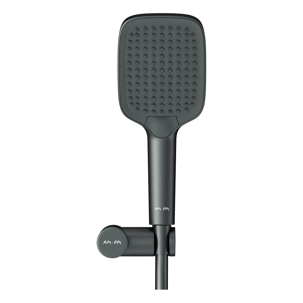 Изображение товара Душевой набор AM.PM Func с 3 режимами, черный, шланг 1750 мм, держатель