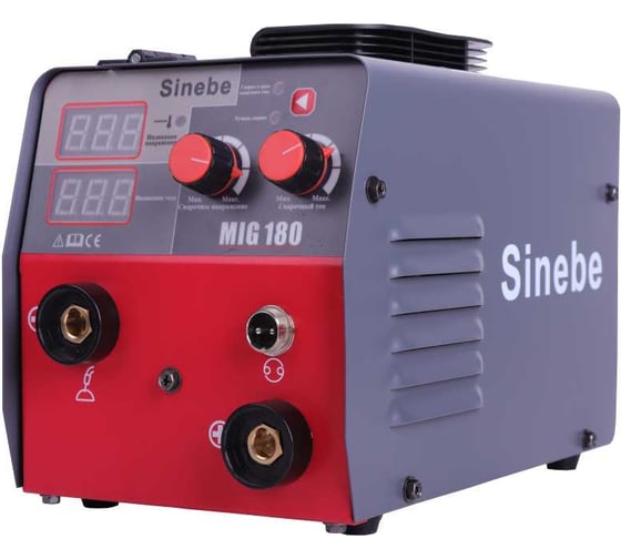 Изображение товара Инверторный сварочный полуавтомат Sinebe MIG-180