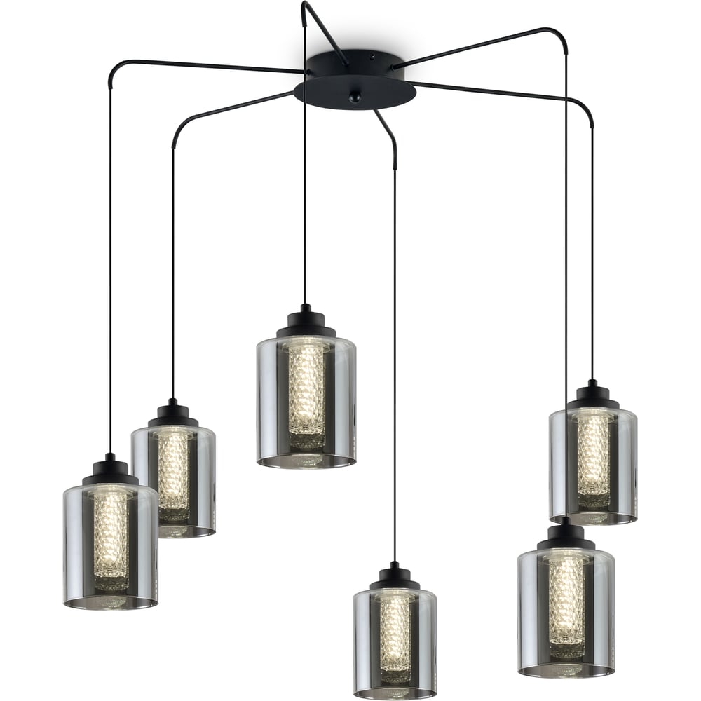 Изображение товара Подвесной светильник Freya FR6238PL-L30SM современный стиль 6 ламп 1700 лм