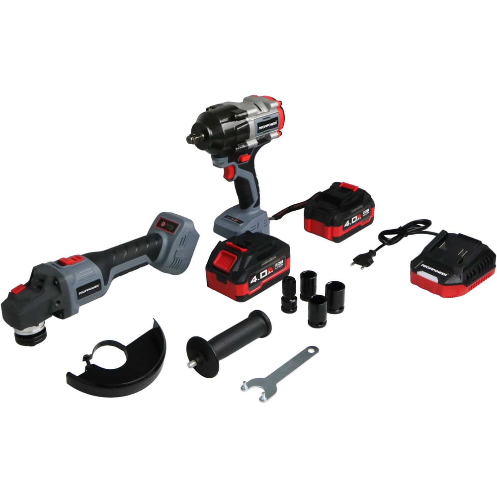 Изображение товара Аккумуляторный бесщеточный набор Profipower 2в1 ProfiSet-2H20