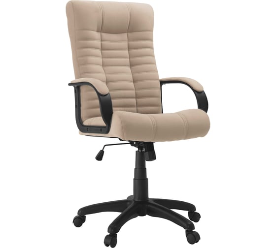 Изображение товара Кресло Фабрикант Атлантис ткань, Velur бежевый, ТГ, PL 680, PL-2, ролик ст. 4600812049127