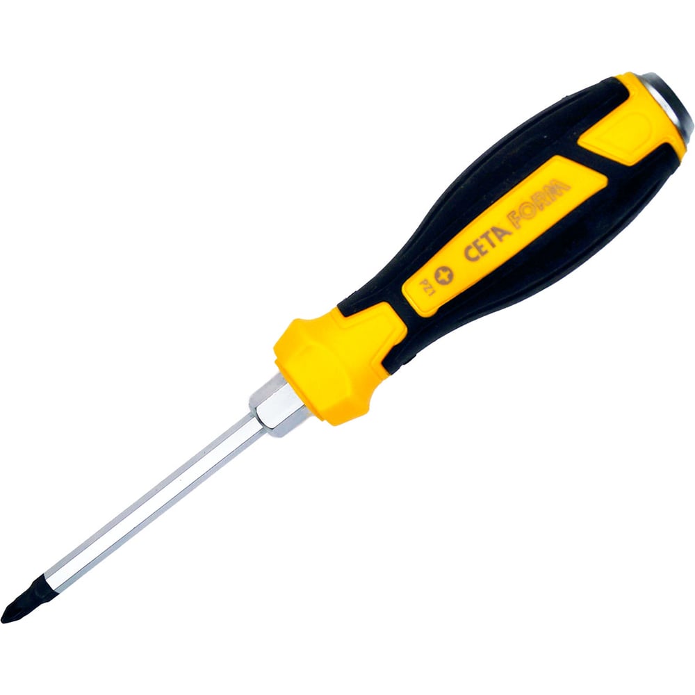 Изображение товара Отвертка Ceta Form серии C-Plus крестообразный PZ1x80 мм ударная профессиональная