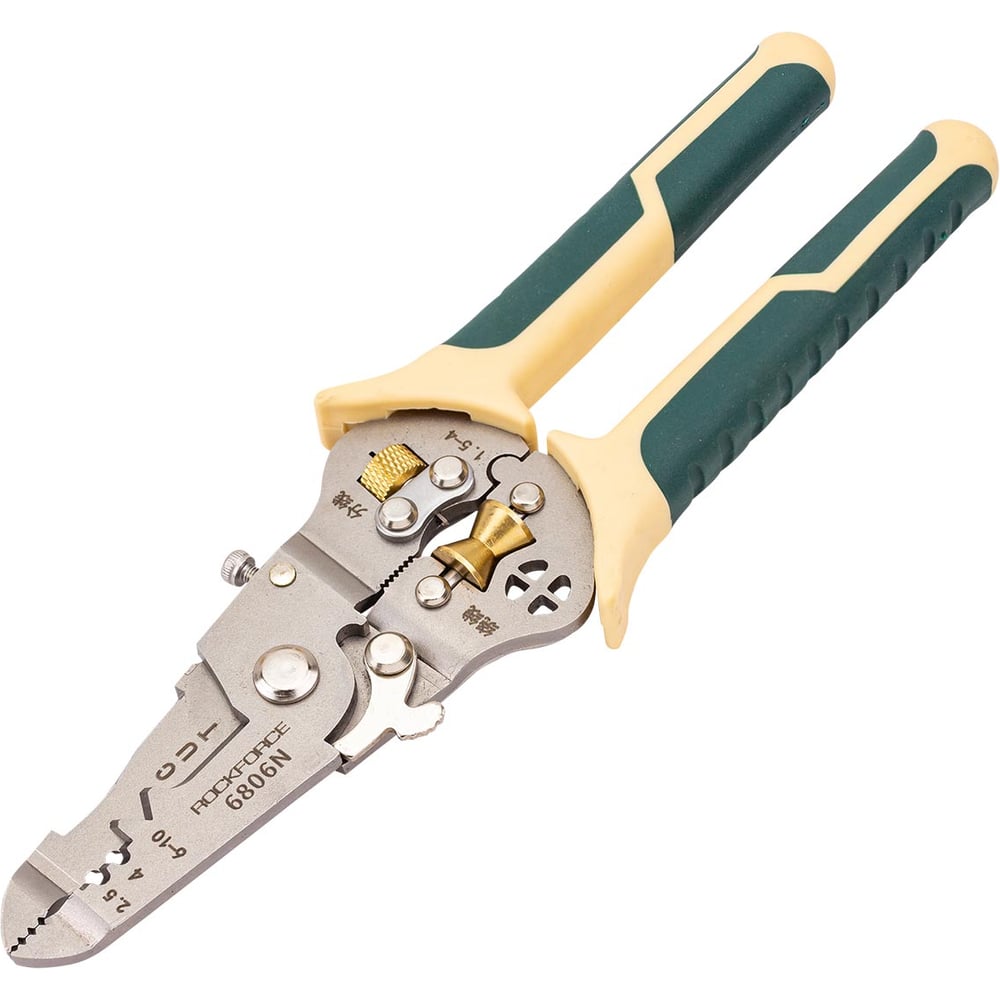 Изображение товара Многофункциональные плоскогубцы Rockforce RF-6806N 10в1 для зачищения и скручивания