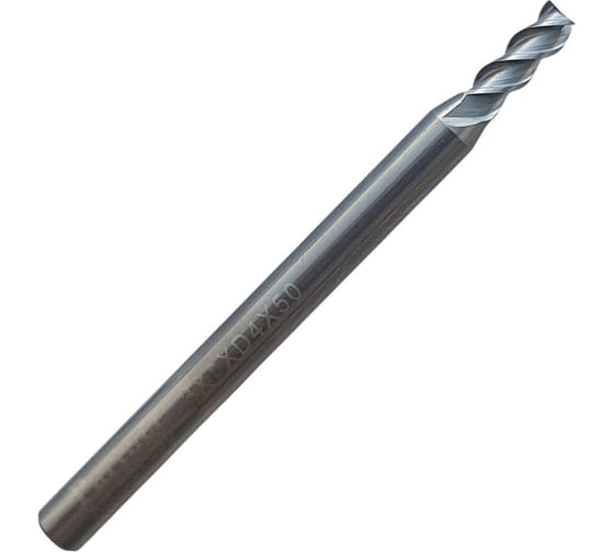 Изображение товара Фреза концевая Partner VHM, 2x6хD4x50мм, Z3 (Серия 307) 307020