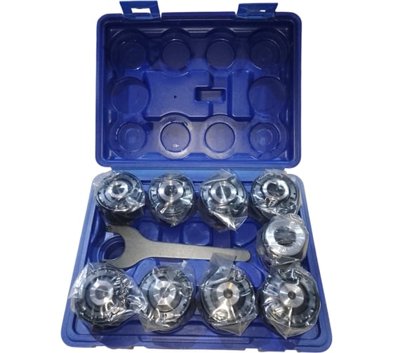 Изображение товара Набор резьбонарезных вставок Partner JIS-GT12 9шт (М3,М4,М5,М6,М8,М10,М12,М14,М16) с предохранительной муфтой для машинных метчиков 891300