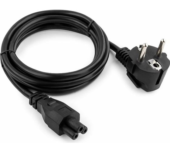 Изображение товара Кабель питания для ноутбуков Cablexpert 1.8м, Schuko- C5, 10А, пакет PC-186-ML12