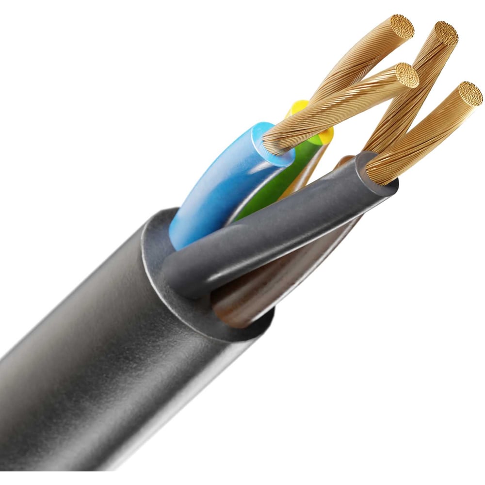 Изображение товара Кабель электрический гибкий ELITRON КГВВнг(А)-LS 4х2.5 130м ГОСТ надежное решение