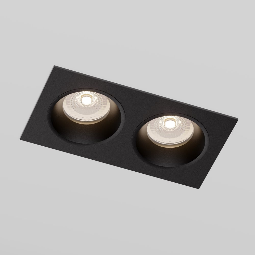 Изображение товара Встраиваемый светильник Elektrostandard Andi GU10 черный для натяжных потолков