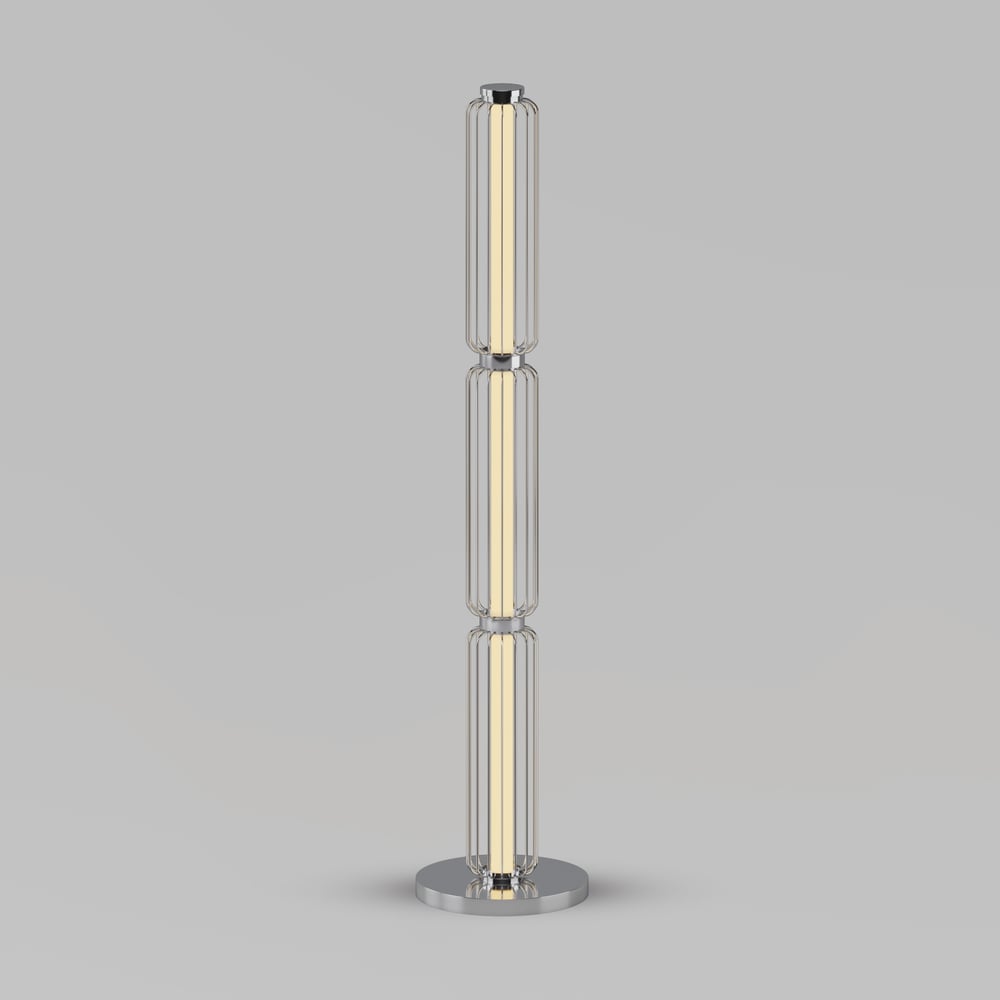 Изображение товара Напольный светильник Eurosvet Argent 309052 LED хром стиль техно