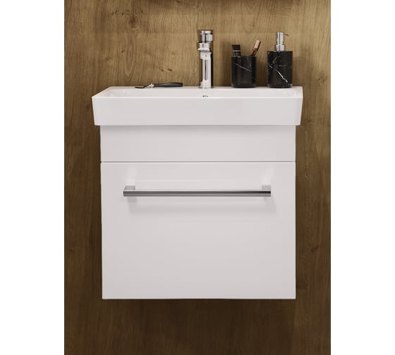 Изображение товара Тумба под раковину AQUATON Поль 50 белый 1A263701PF010