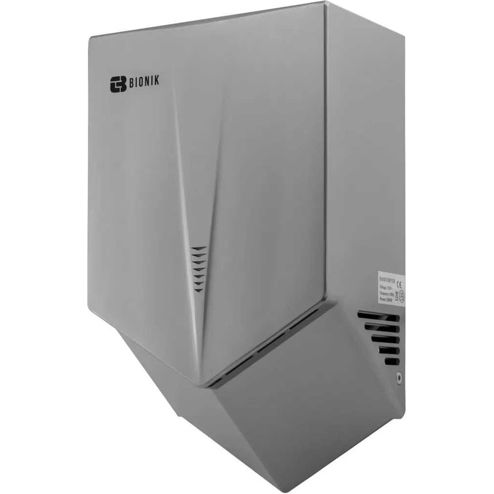 Изображение товара Электросушитель для рук BIONIK BK4015G профессиональный настенный 1.5 кВт серый