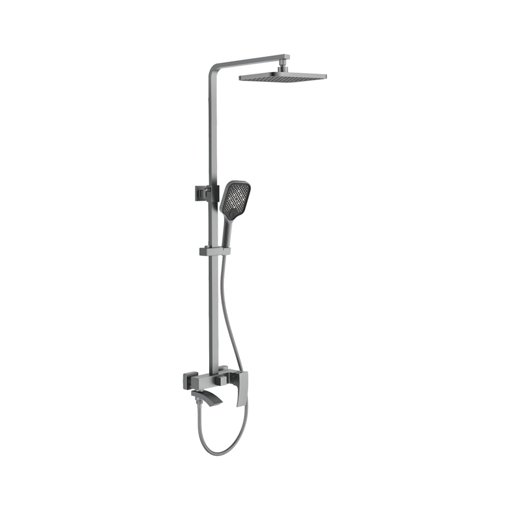 Изображение товара Душевая стойка со смесителем Gerhans K19114D модерн с регулируемой высотой