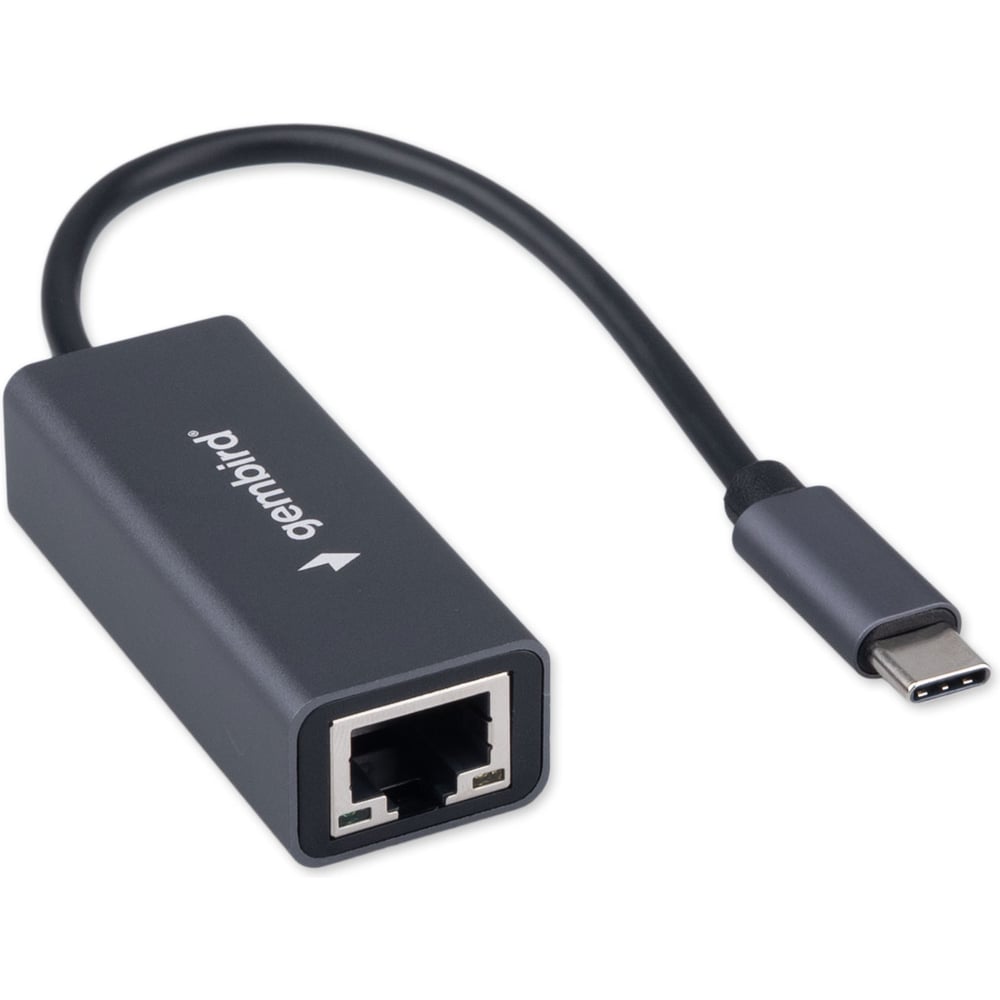 Изображение товара Gembird Ethernet Adapter Type-C USB 3.0 Gigabit Ethernet RJ45 Aluminum