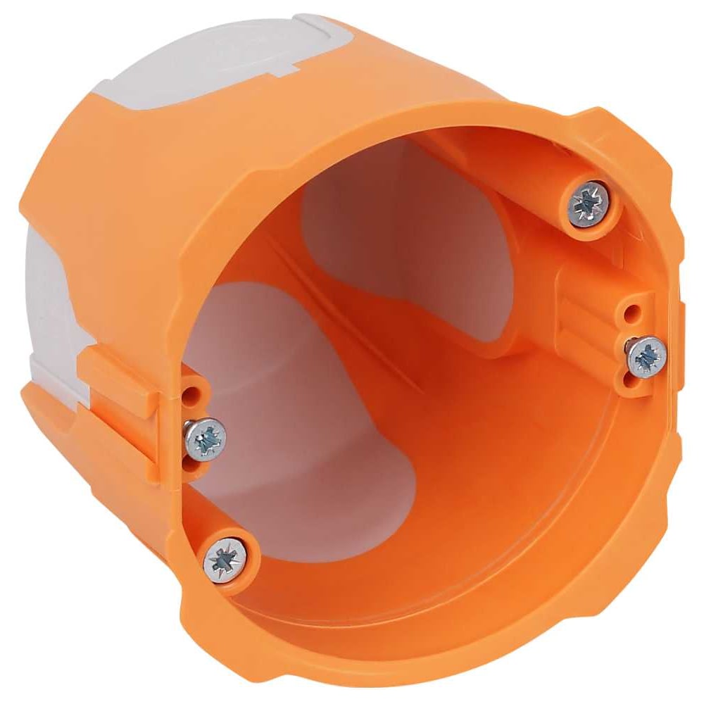 Изображение товара Установочная коробка Рувинил ТУСО пластиковая круглая для стен 10 штук