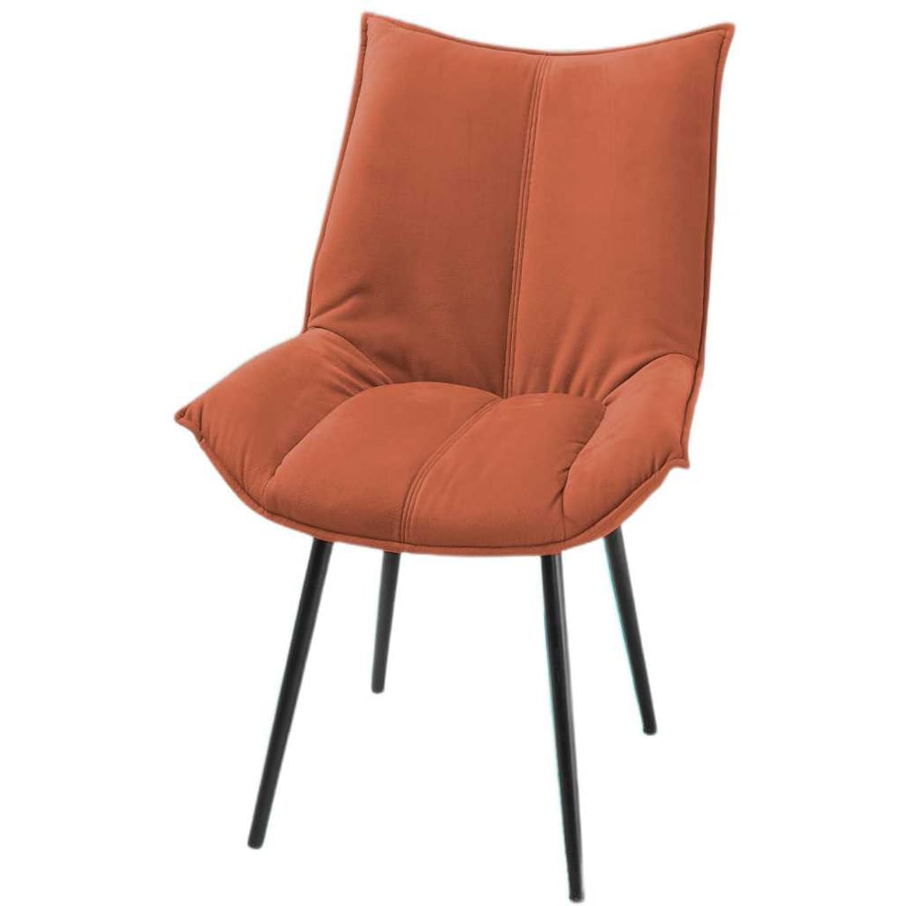 Изображение товара Стул Осло от BOX2 - терракотовый велюровый стул современного стиля
