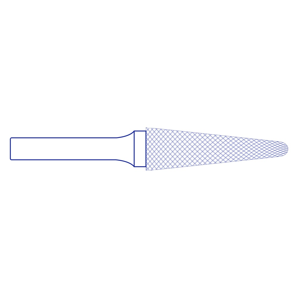 Изображение товара Бор-фреза Flexione DL 1630/6 коническая с закругленным концом