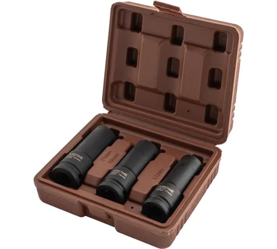 Изображение товара Головки ударные FORSTIME набор 3 предмета, 1/2 (17, 19, 21 мм, 6гр.) FT-4032TH(63328)