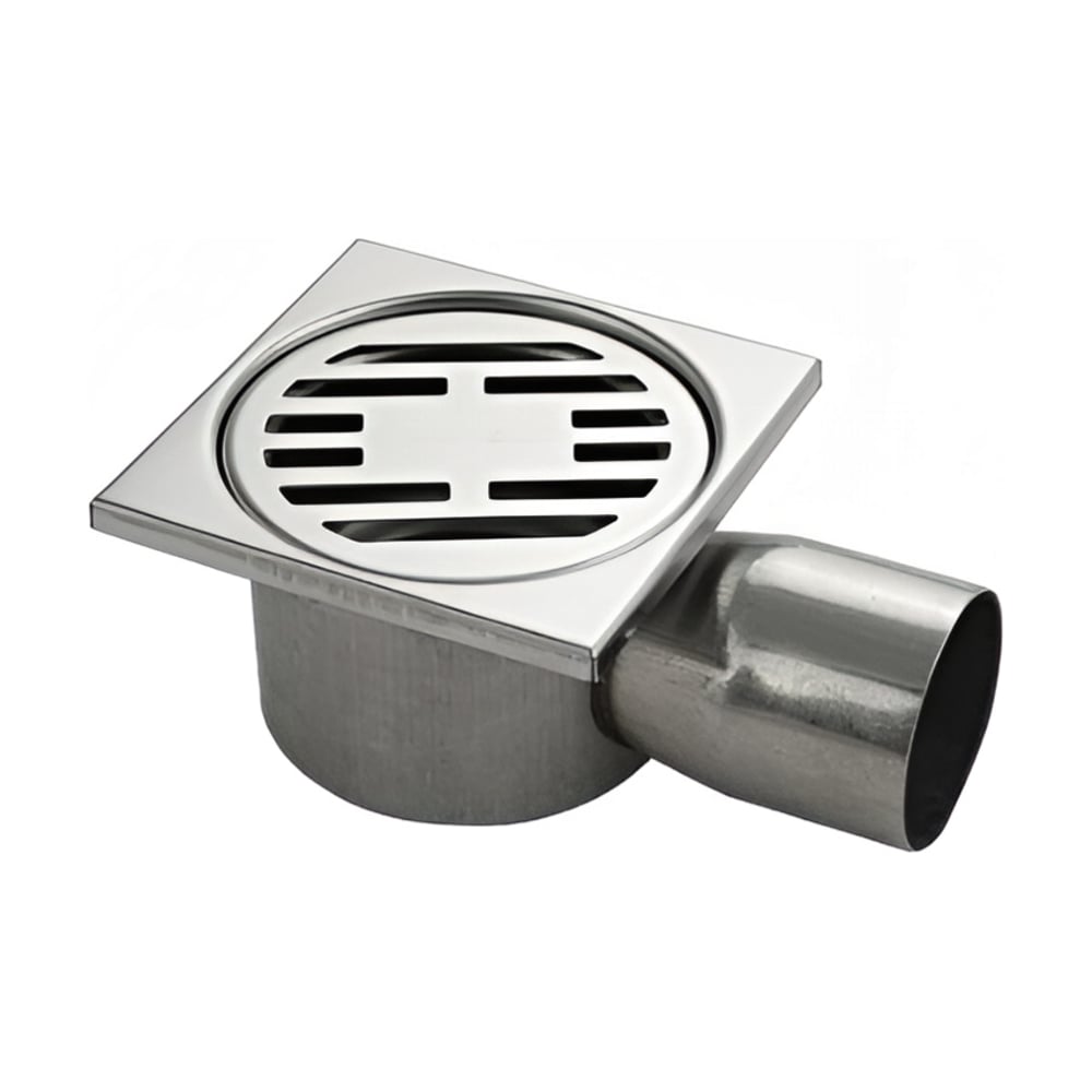 Изображение товара Трап для канализации с горизонтальным выпуском нерж 50 мм нержавеющая сталь