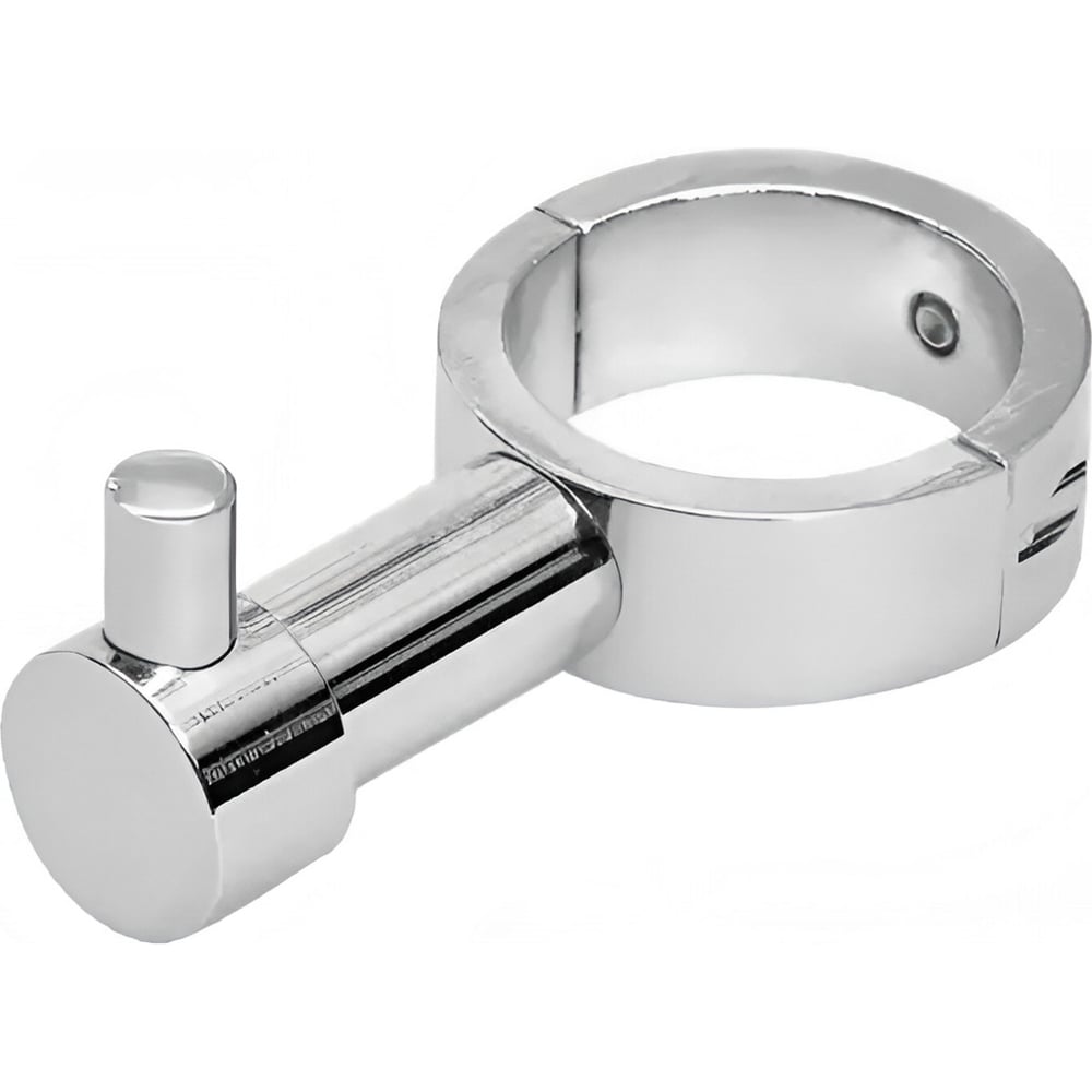 Изображение товара Крючок для полотенцесушителя с разъемным кольцом латунь хромированный 78x14x41 мм