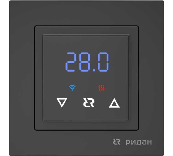 Изображение товара Терморегулятор с Wi-Fi Ридан Classy Черный 21RT0105R