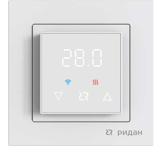 Изображение товара Терморегулятор с Wi-Fi Ридан Classy белый 21RT0104R