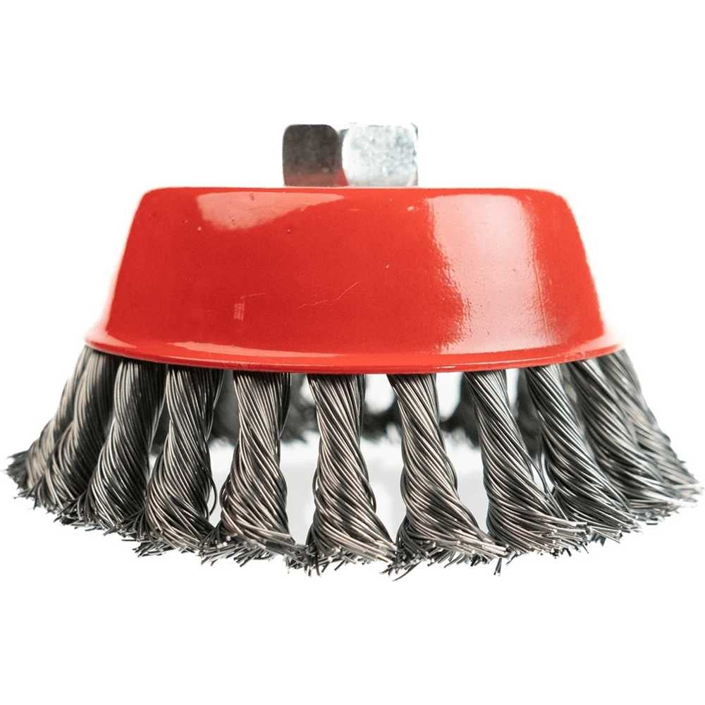 Изображение товара Щетка-чашка по нержавеющей стали крученая SAMGRUPP для УШМ 100 мм М14 60 шт