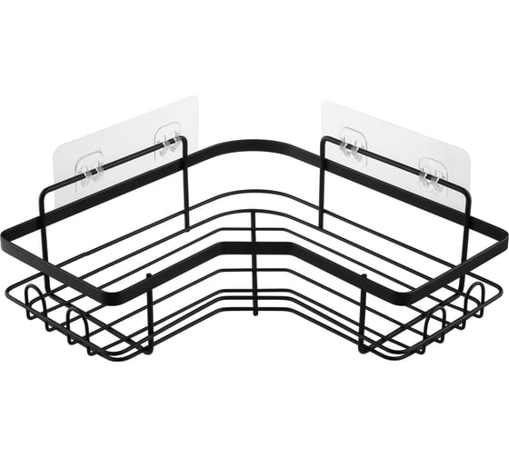 Изображение товара Полка подвесная угловая Рыжий кот GRAPHITE 25*25*6,5 см 109748