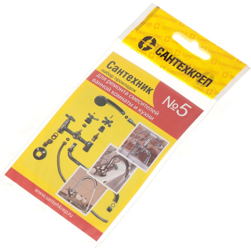 Изображение товара Набор Сантехкреп Сантехник №5 для ремонта смесителей 10шт