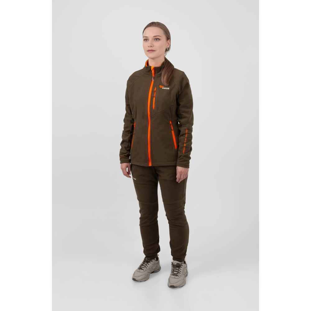 Изображение товара Женский костюм PRIDE из флиса темный хаки для лето и демисезонья 48-50 рост 170-176