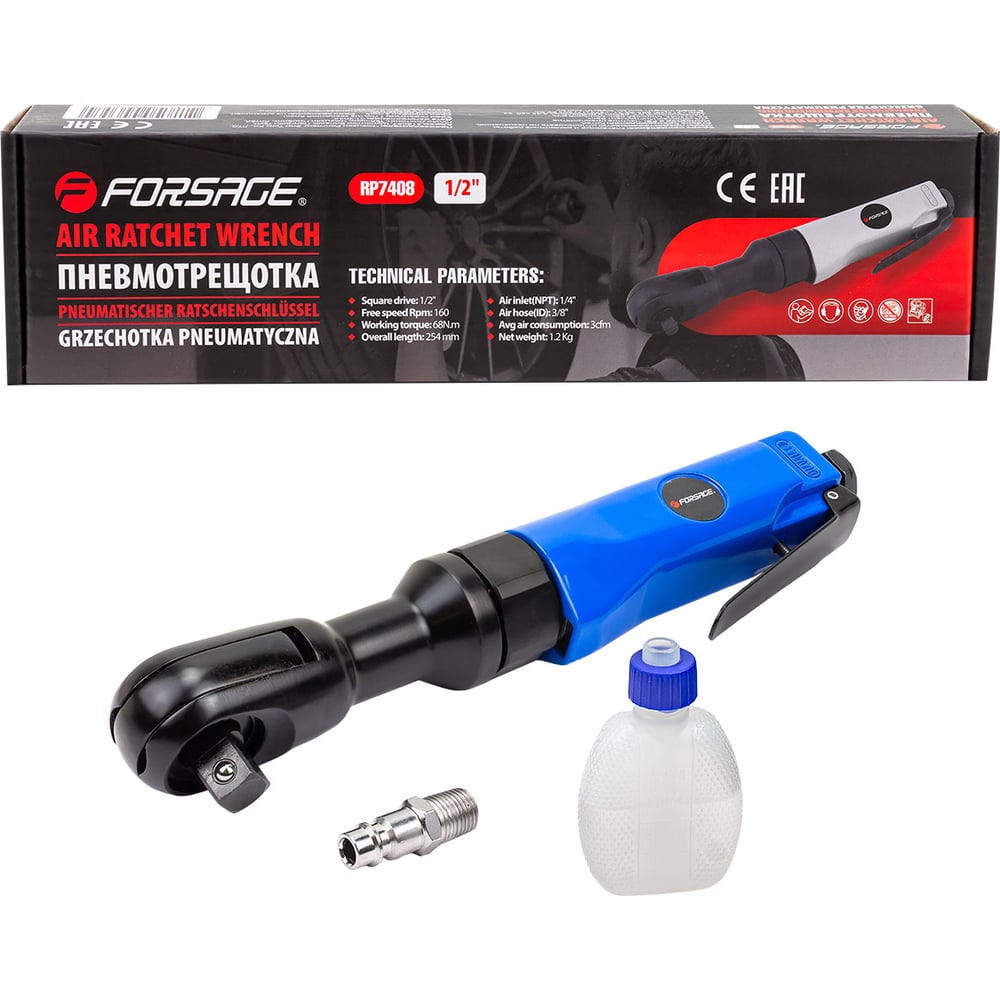 Изображение товара Пневмотрещотка Forsage F-RP7408(50344) Изображение товара Пневмотрещотка Forsage F-RP7408(50344)